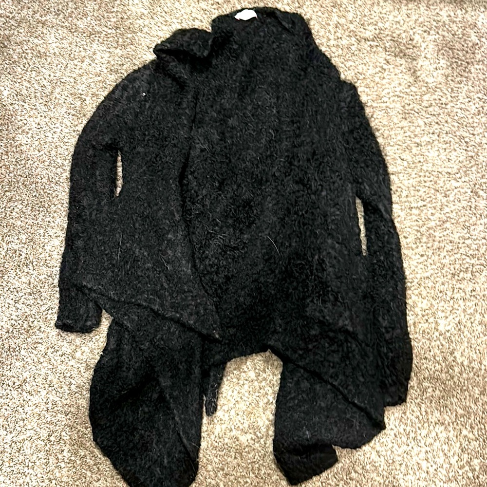 Black cardigan